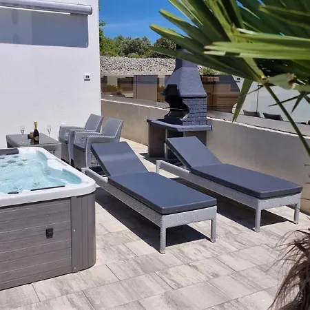 Bartol Luxury Apartments Krk Croatia, With Own Hot Tub - Whirlpool Krk Town Exterior photo